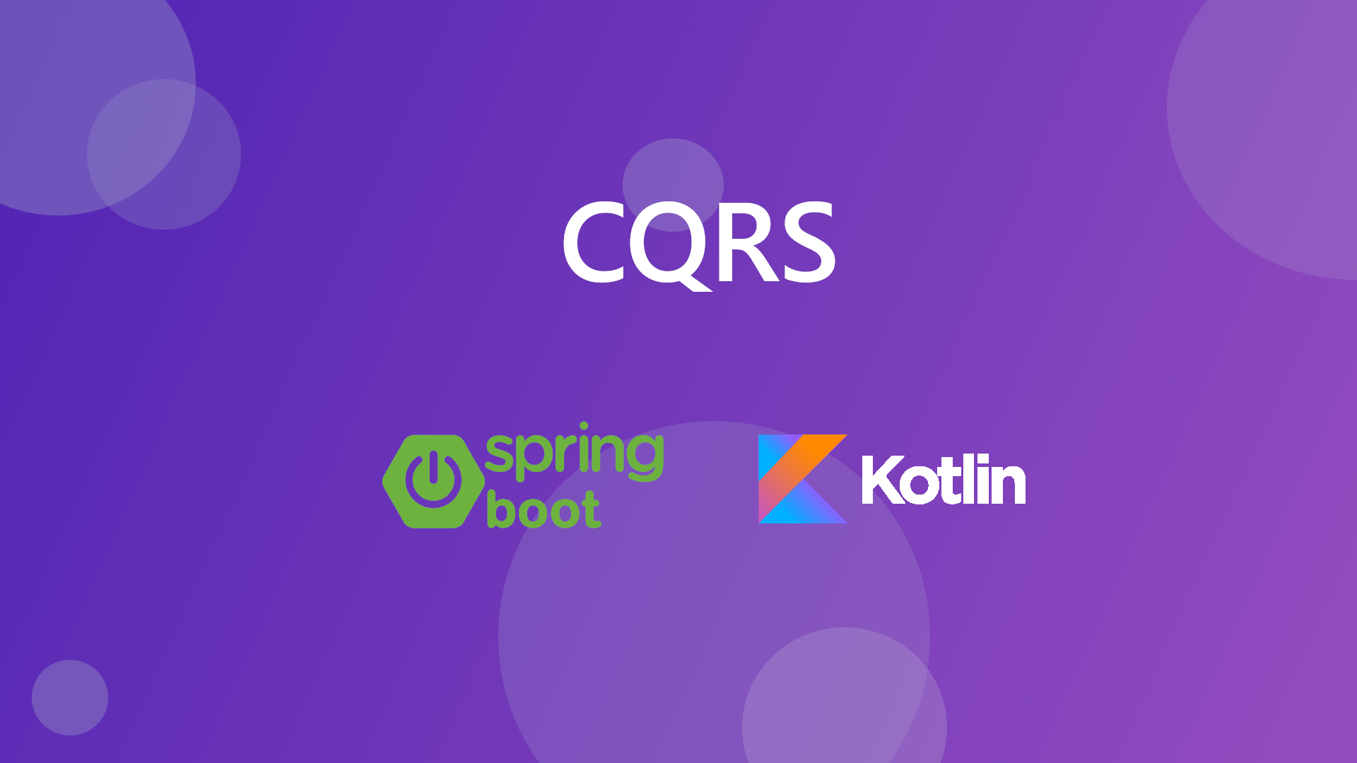 CQRS – przykład aplikacji w Spring Boot